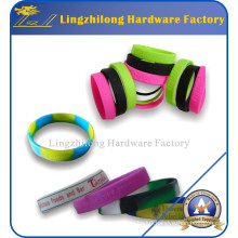 Wholesale Mixed Colors Blank Silicone Wristbands